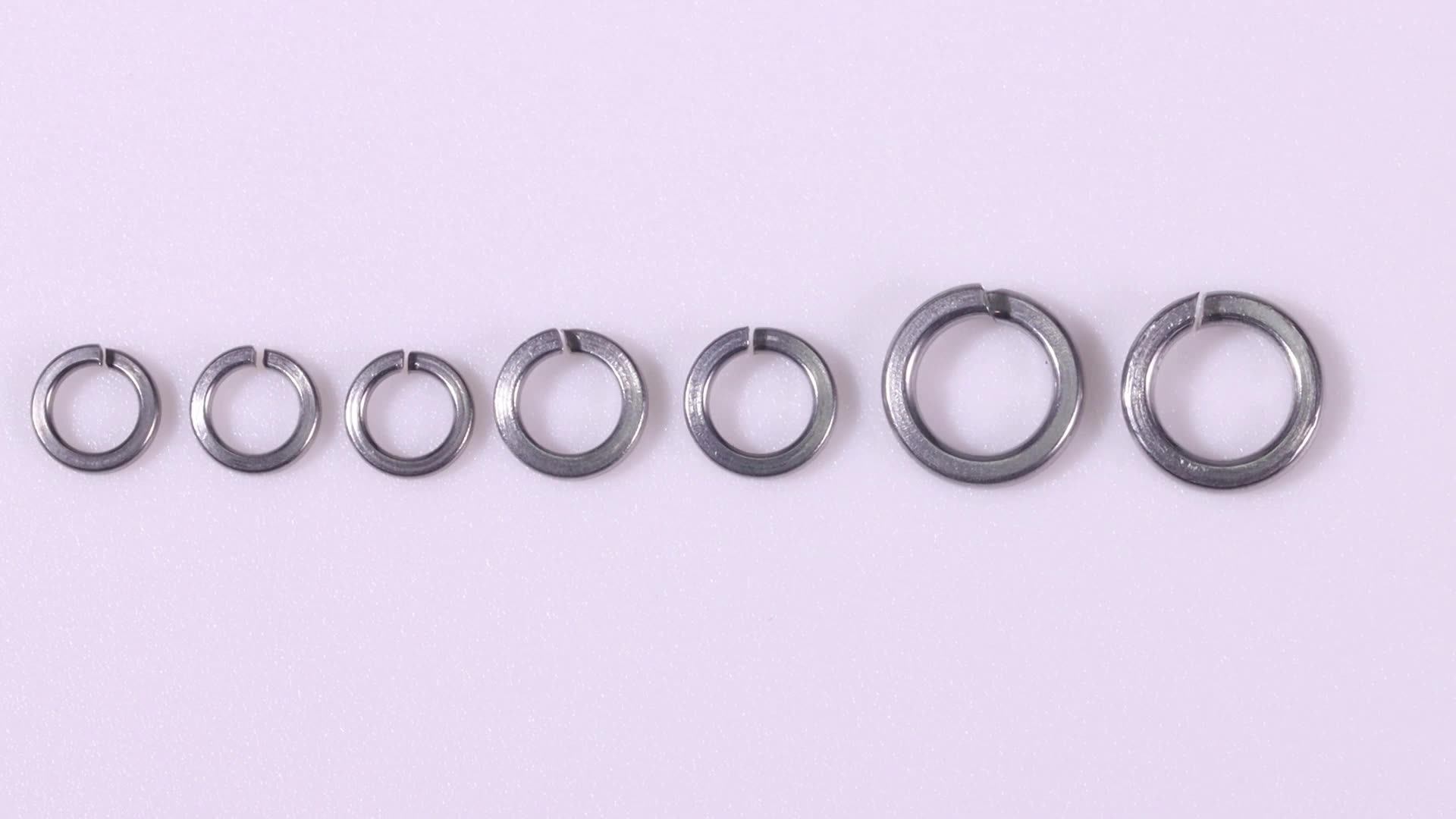 Din 127 Custom Copper Carbon Stainless Steel Metal Spring Split Lock