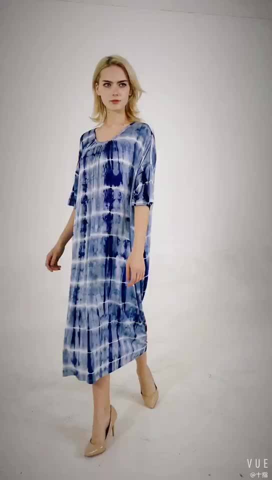 white cotton dress for tie dying