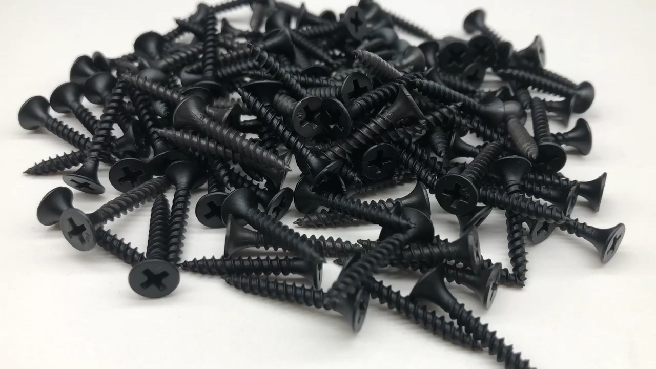 Fine Thread Coarse Threat Black Phosphate Self Tapping Drywall Screw