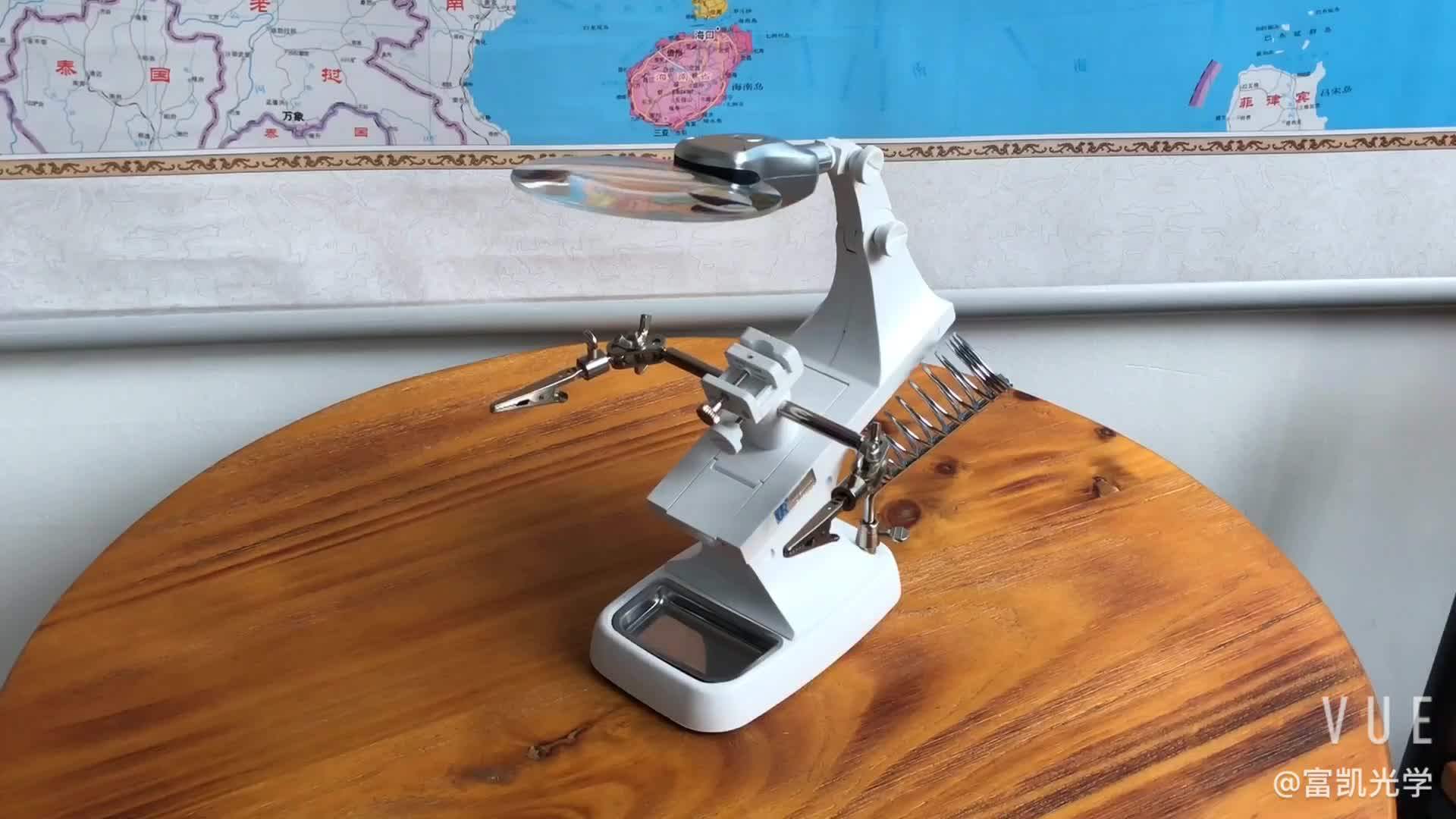 Th7023a Professional Industrial Magnifying Glass With Light Use For