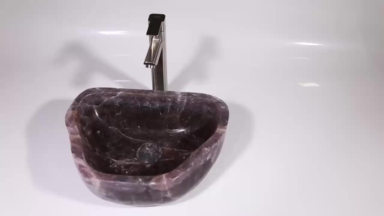 New Design Natural Purple Onyx Bathroom Sinks Onyx Wash Basin Amethyst Sink Buy Onyx Bathroom