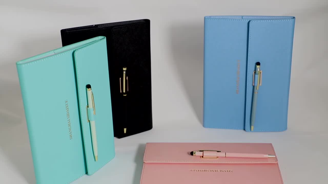 Customized A5 Business Notebook Stationery 3 Fold Paperbound Notebook