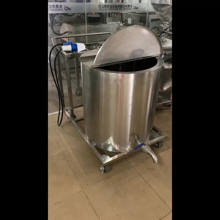 Small Size 50kg Paraffin Mixing Wax Candle Making Melt Machine Water Jacket Heat Pot Soy Melting