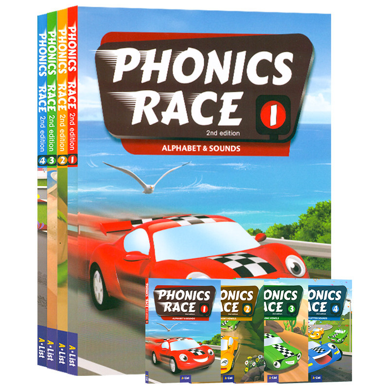 新版phonics race 1-4字母发音规律，如何帮助孩子高效掌握自然拼读？