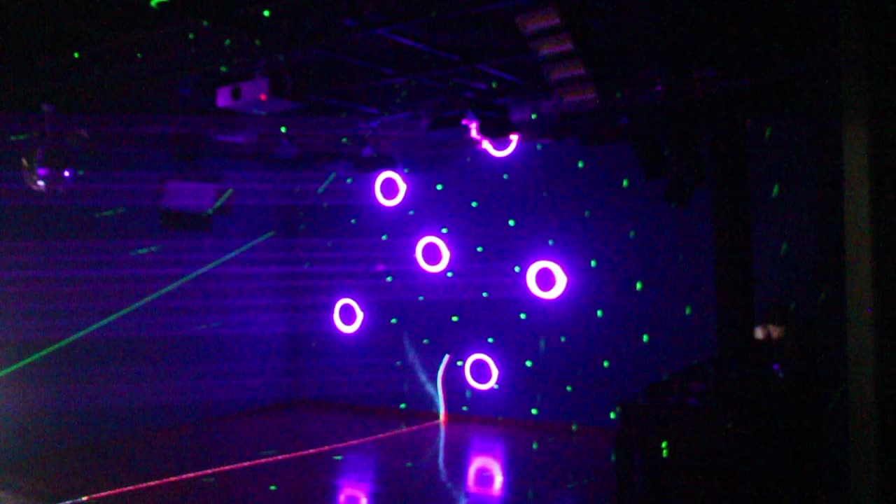 High Performance Programmable Animation Laser Lights Cube Rgb 5w 6w 10w