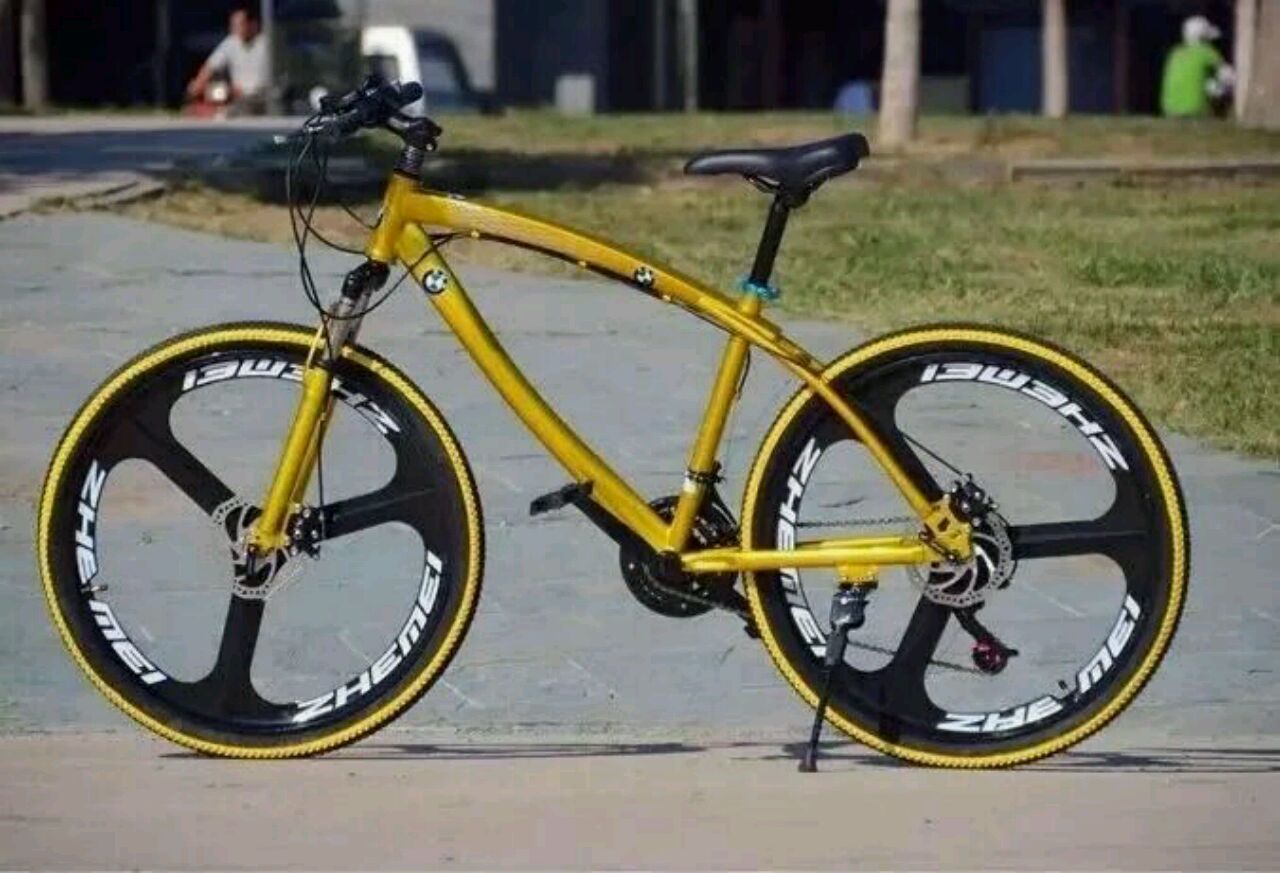 Купить Велосипед Горный велосипед одно колесо три лопасти колеса BMW ...