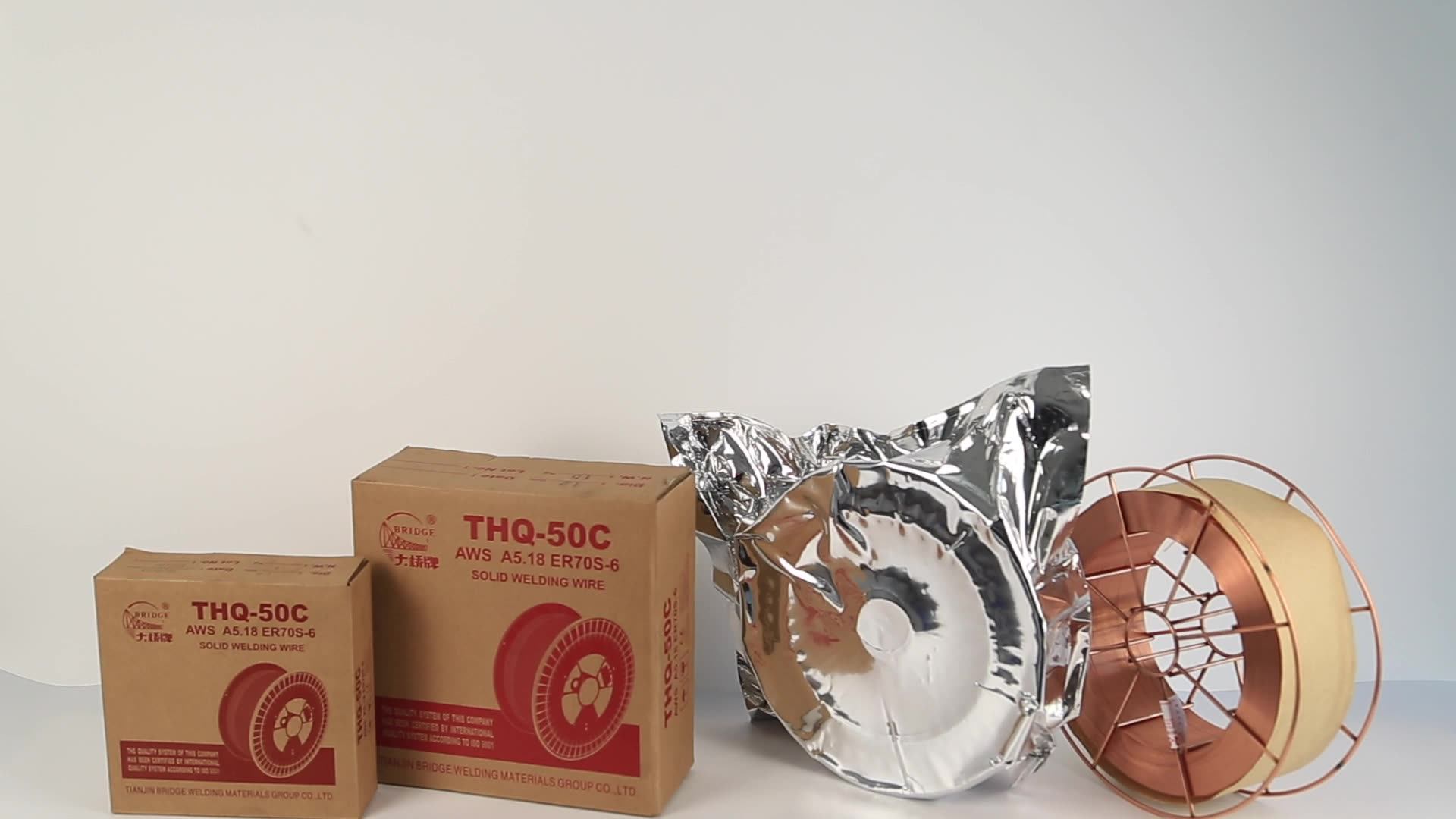 Bridge Brand Welding Wire,Mig Copper Coated Welding Wire,Er70s6 For Welding Wire 0.8mm 15kg