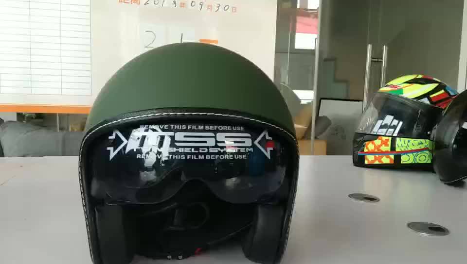 Amoto 818 Half Face Motorcycle Helmet 