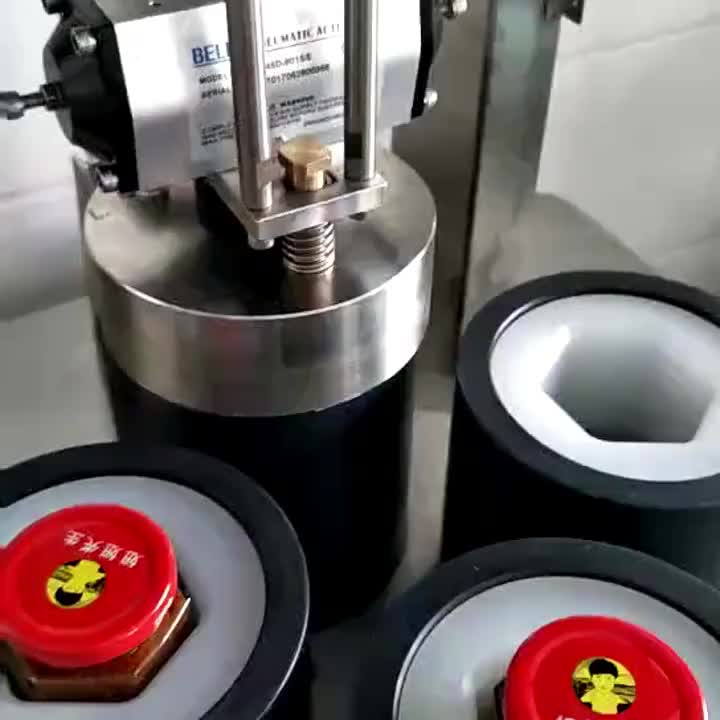 Vacuum Capping Packing Machine,Glass Jar Sealing Machine For Food