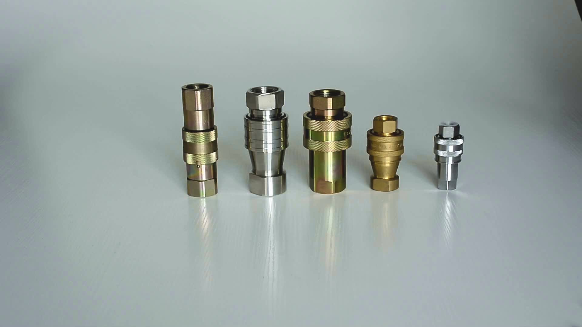 Iso7241a Npt High Pressure Hydraulic Quick Coupling Hose Connectors