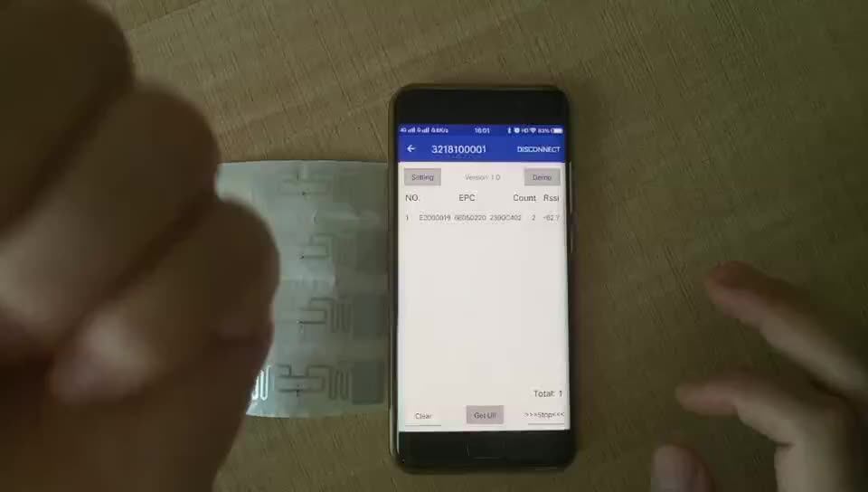 Small Shenzhen Ble 868mhz 915mhz 900mhz Omnidirectional Portable Uhf