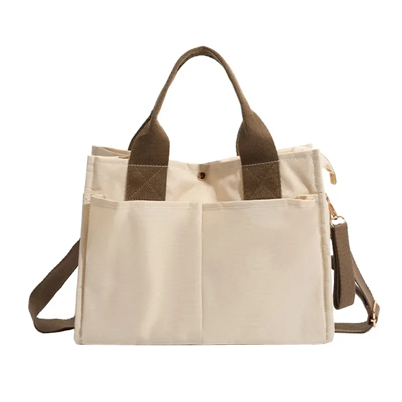 Korean Mommy Bag with Multiple Compartments, Practical 2024 Handheld Single Shoulder Bag, Large Capacity Mother and Baby Bag, Instagram Style Versatile Shopping Bag