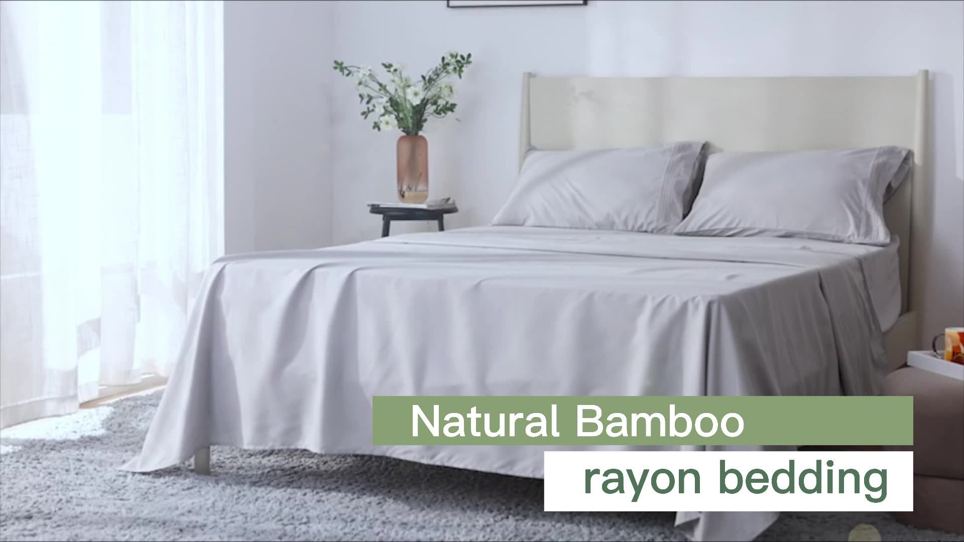Bamboo Fitted Sheet Set 300tc 100 Organic Bamboo Sheets Cooling Sheets