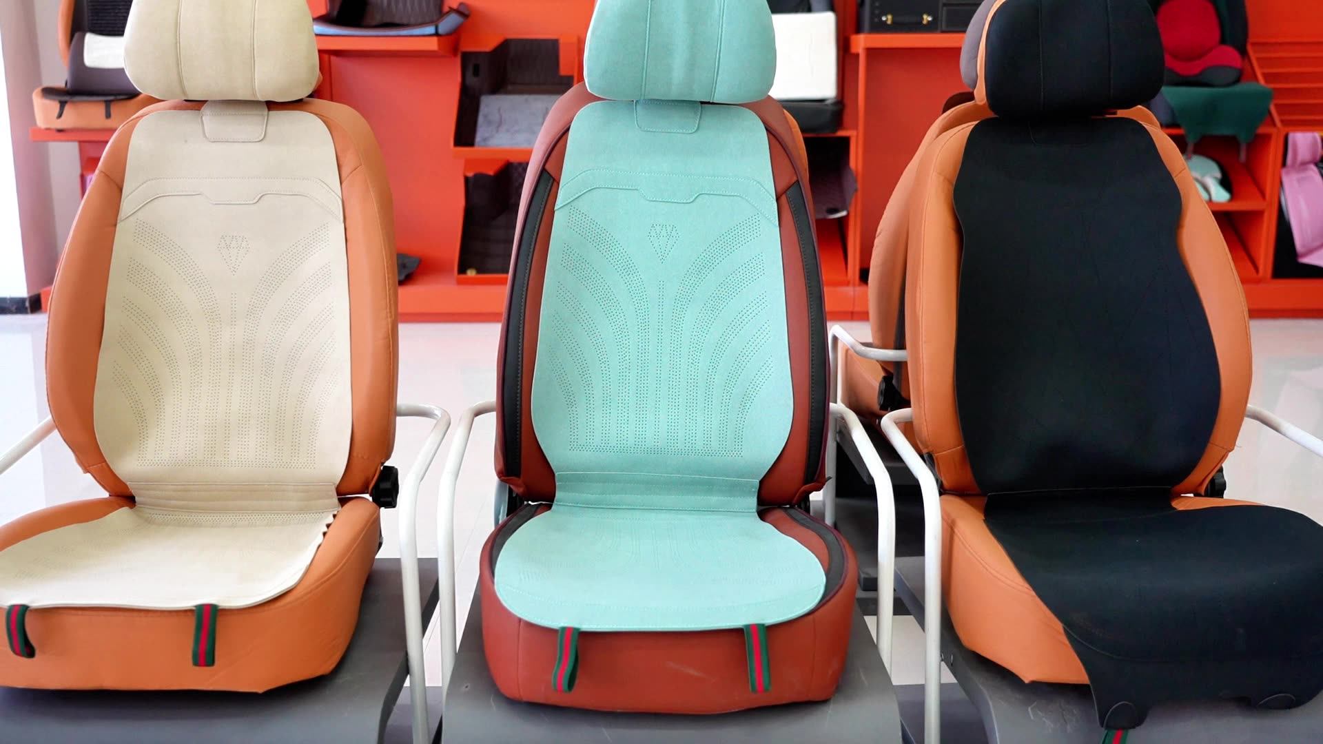 Customized Full Set Car Seat Covers Universal With Back Support