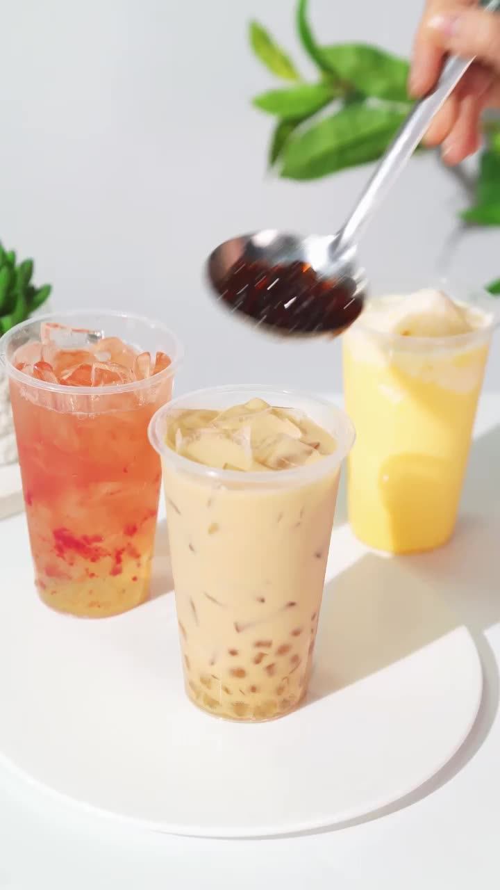 1kg Wholesale Strawberry Popping Boba Taiwan Flavor Fruit Juice Balls