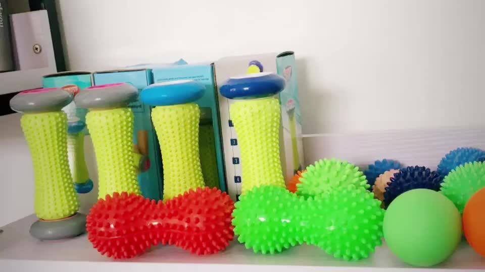 9cm/7.5cm/6.5cm/5.5cmfitness High Density Hand Foot Spiky Massage Ball