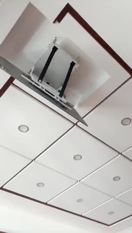Motorized Tv Ceiling Mounts Flip Down 90 Degree Ceiling Tv Mounts Electric Tv Bracket Ceiling Mount With Remote Control Buy Motorized Tv Ceiling