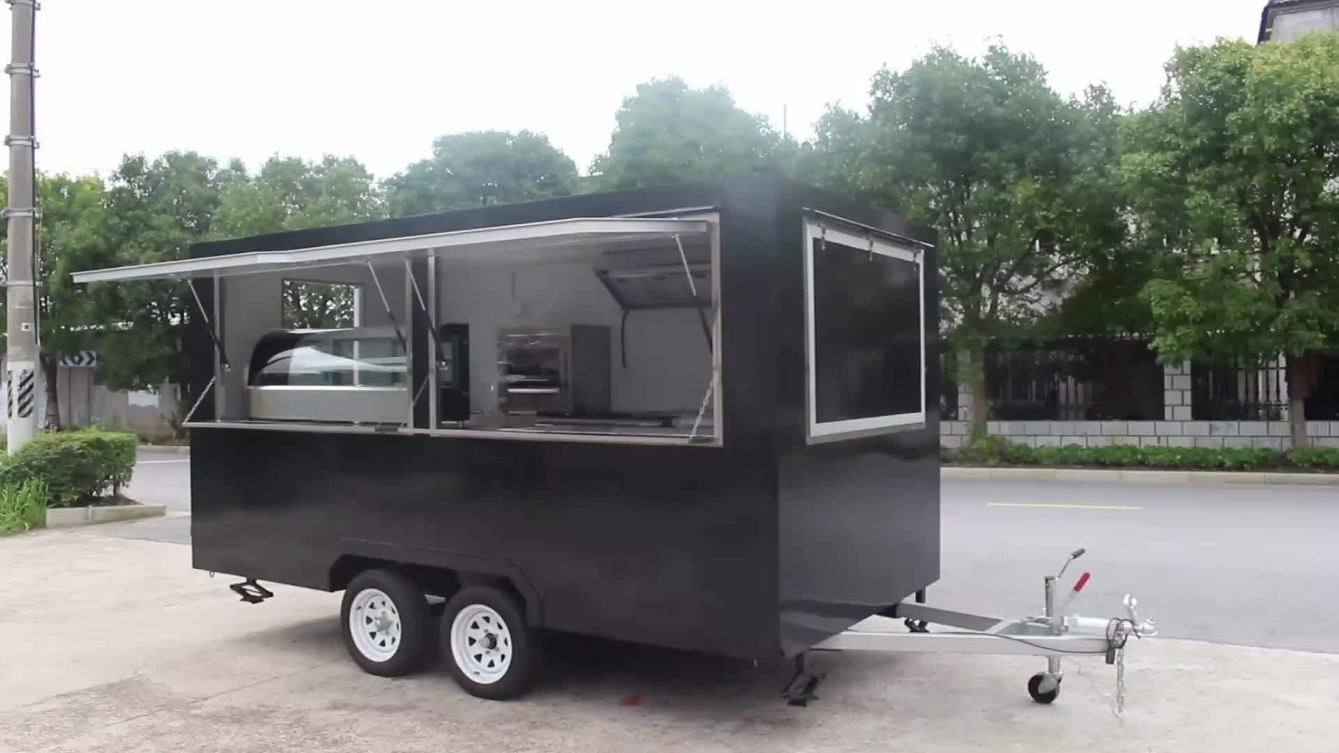 Jxfs400c Food Trucks Mobile Food Trailer/fast Food Van Kitchen/mobile