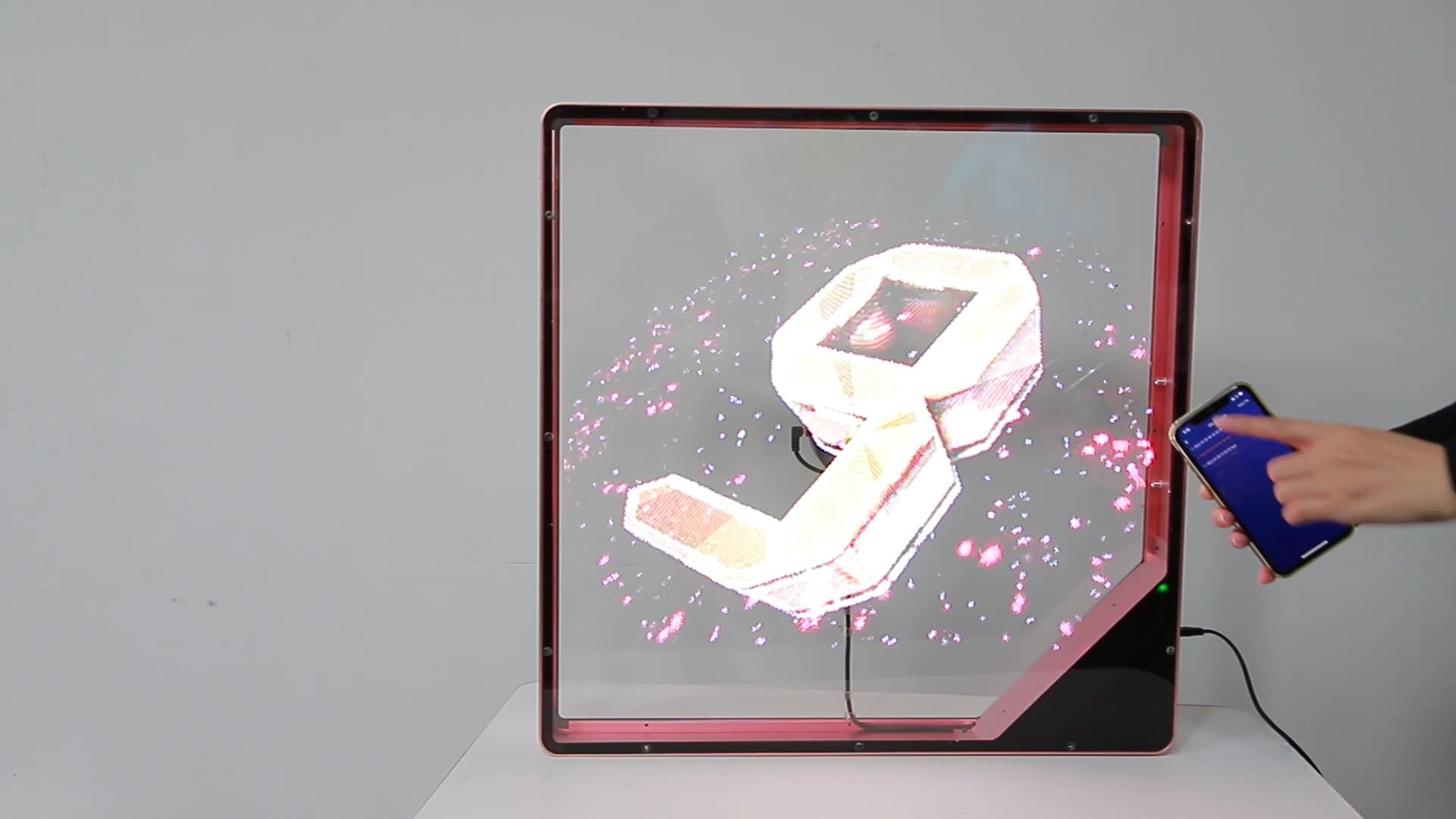 Ventilateur Holographique 3d Hologram In The Air Advertising Display