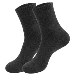 Langsha ຖົງຕີນຜູ້ຊາຍຝ້າຍຫນາໃນດູໃບໄມ້ລົ່ນແລະລະດູຫນາວກາງ tube ຖົງຕີນຂອງຜູ້ຊາຍບວກກັບ velvet ຜ້າຂົນຫນູອົບອຸ່ນ stockings ຖົງຕີນຝ້າຍ