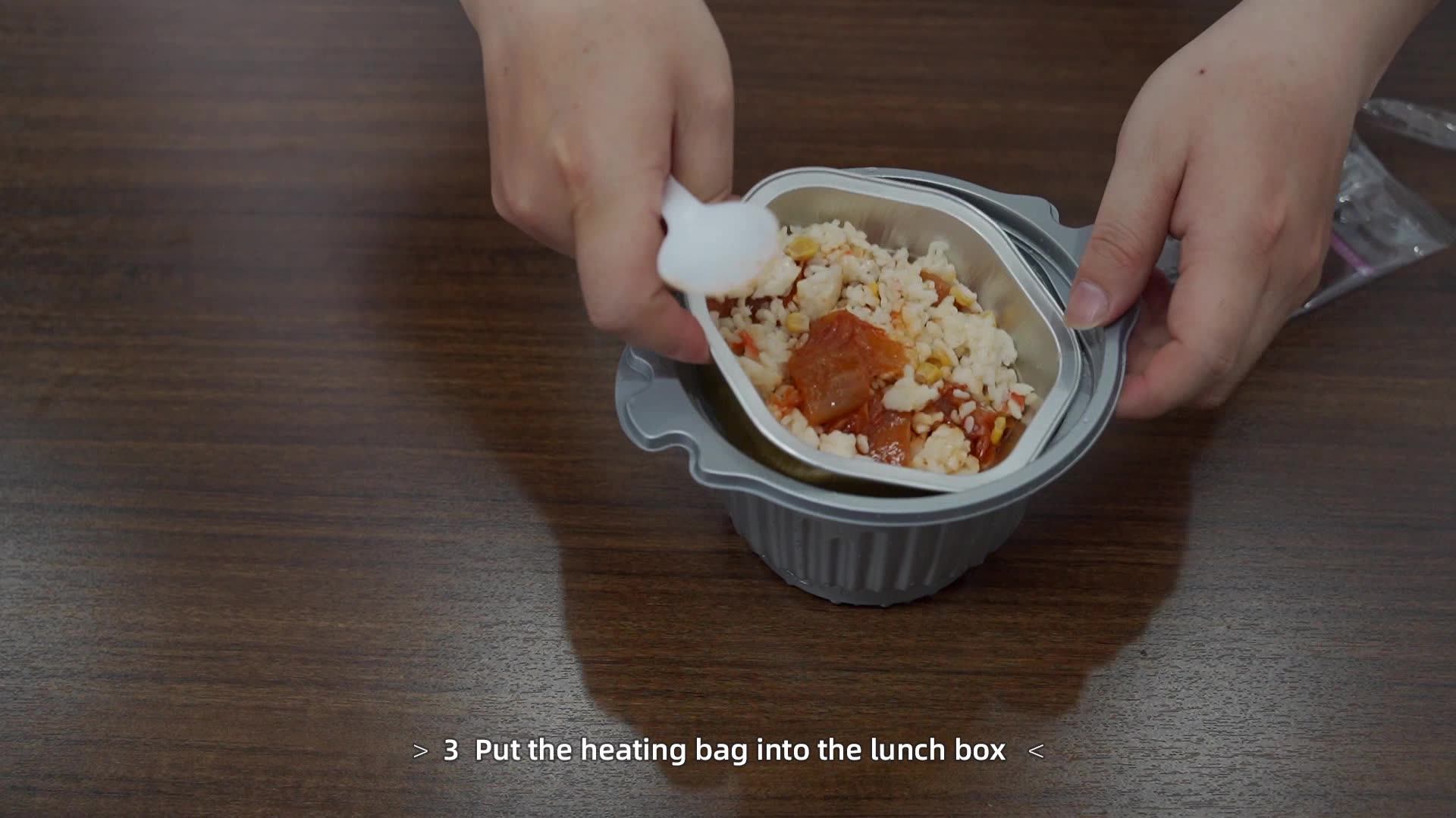 90g Aluminum Flameless Heater Bag For Food Self Heating Heat Packs