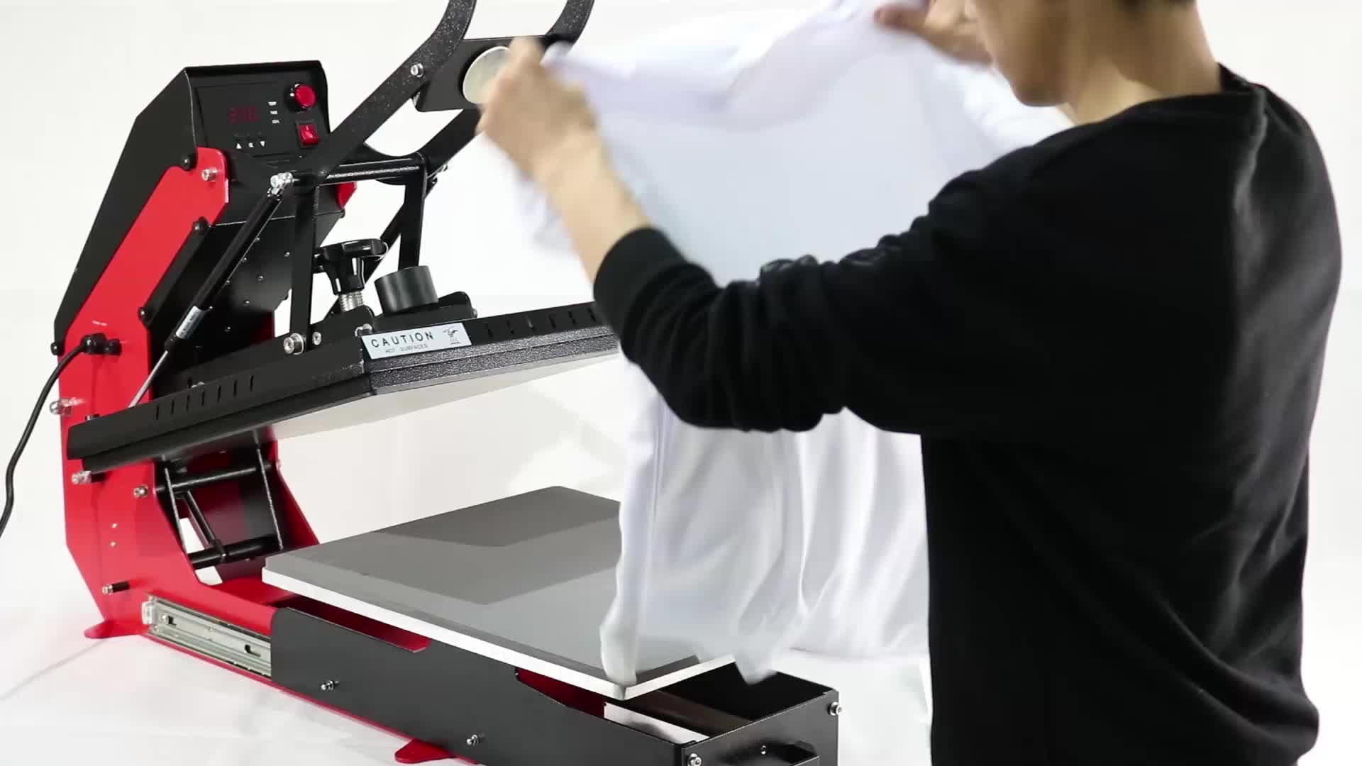 Autoopen Heat Transfer Machine Senko 20a Cheap T Shirt Heat Press