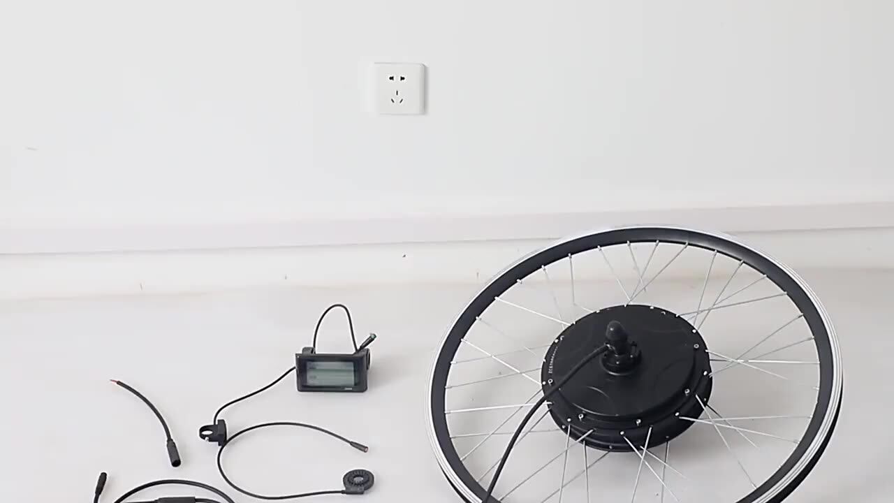 Hot Sale 72v 5000w Electric Bike Front Rear Wheel Conversion Kit 26 4 0