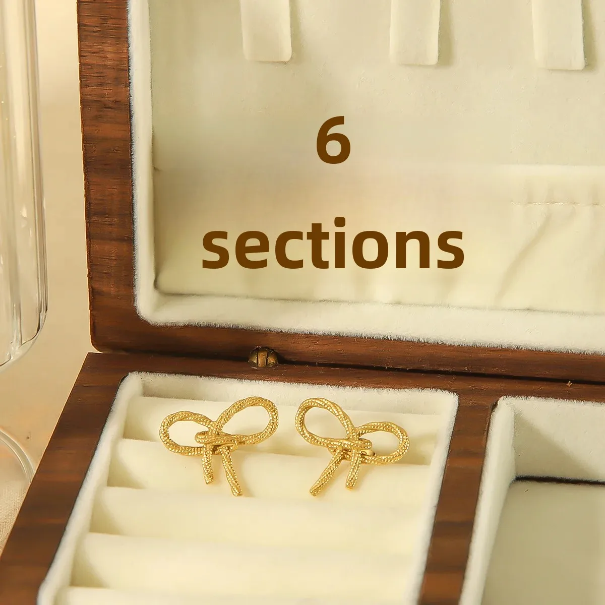 earrings with bow