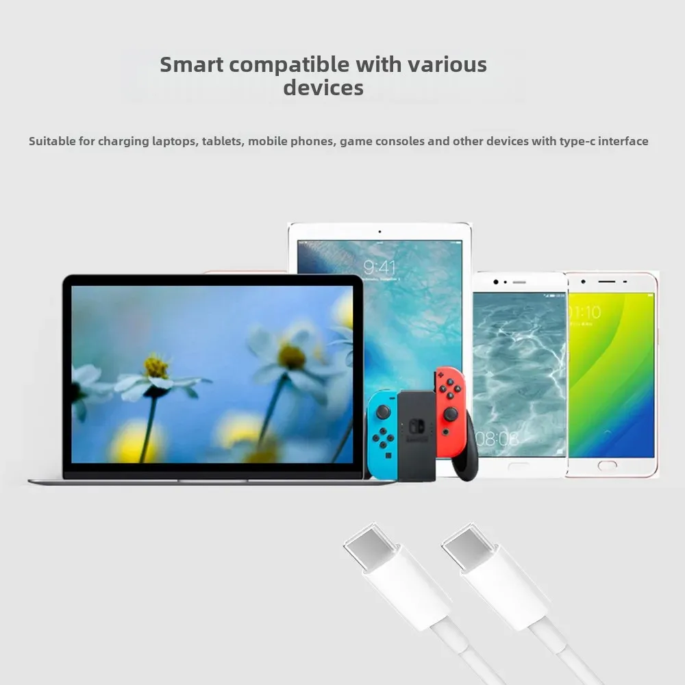 Кабель зарядный совместимый для Apple, Huawei, для ноутбука, 60W, 2 м