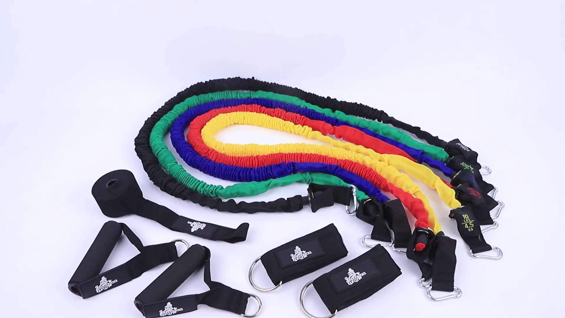 Nylon Safety Sleeve Latex Resistance Band With Fabric Cover Buy