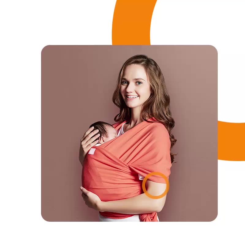 Breathable Stretch Baby Sleeping Wrap Carrier Style Bamboo New Buy