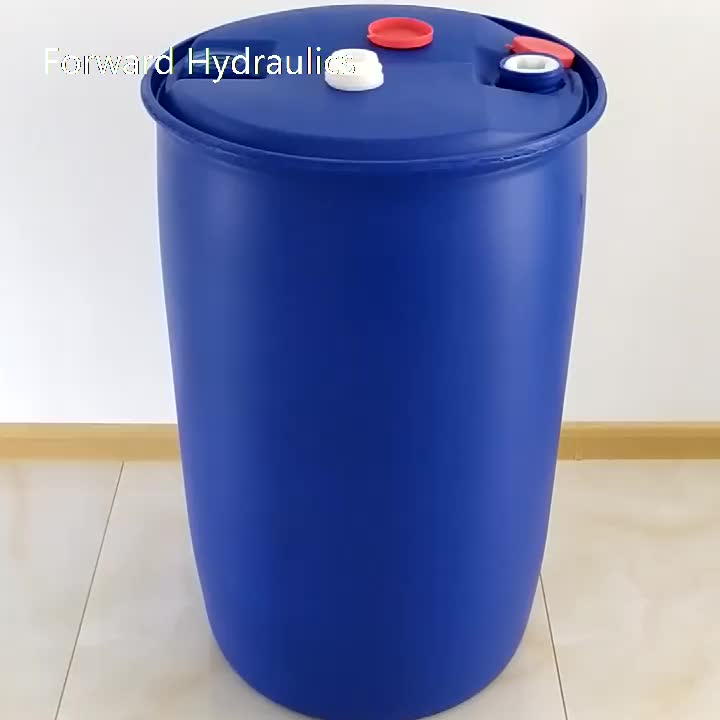 200 Liter 55 Gallon Empty Food Grade Blue Plastic Oil Barrel Drums