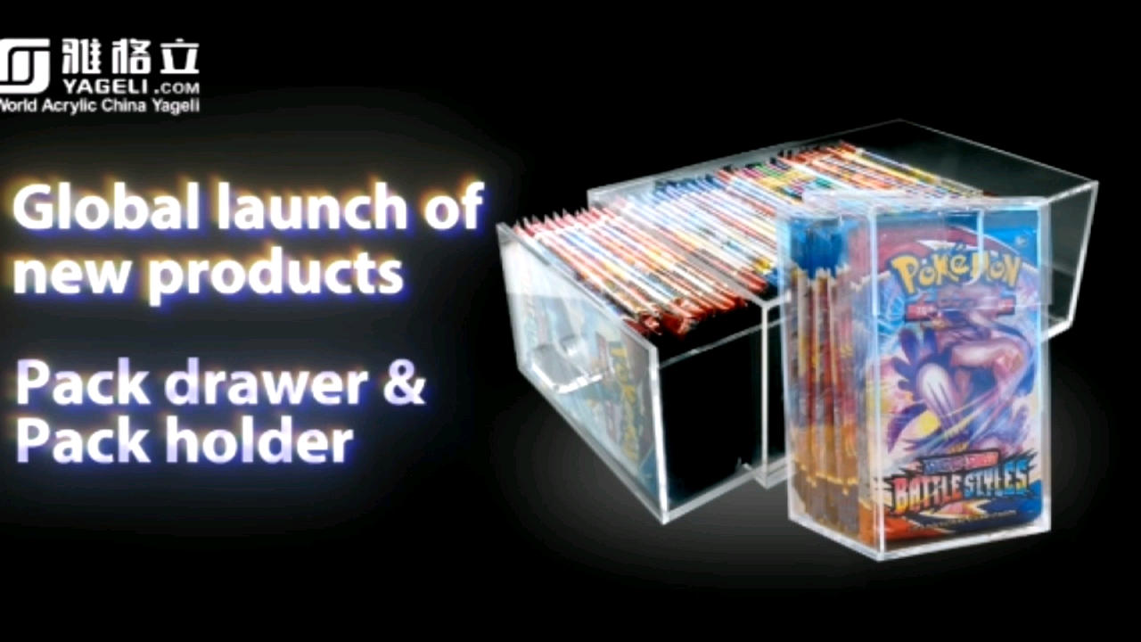Yageli Acrylic Trading Card Booster Dispenser 6 Slot Buy Acrylic Pack Dispenser,Trading Card