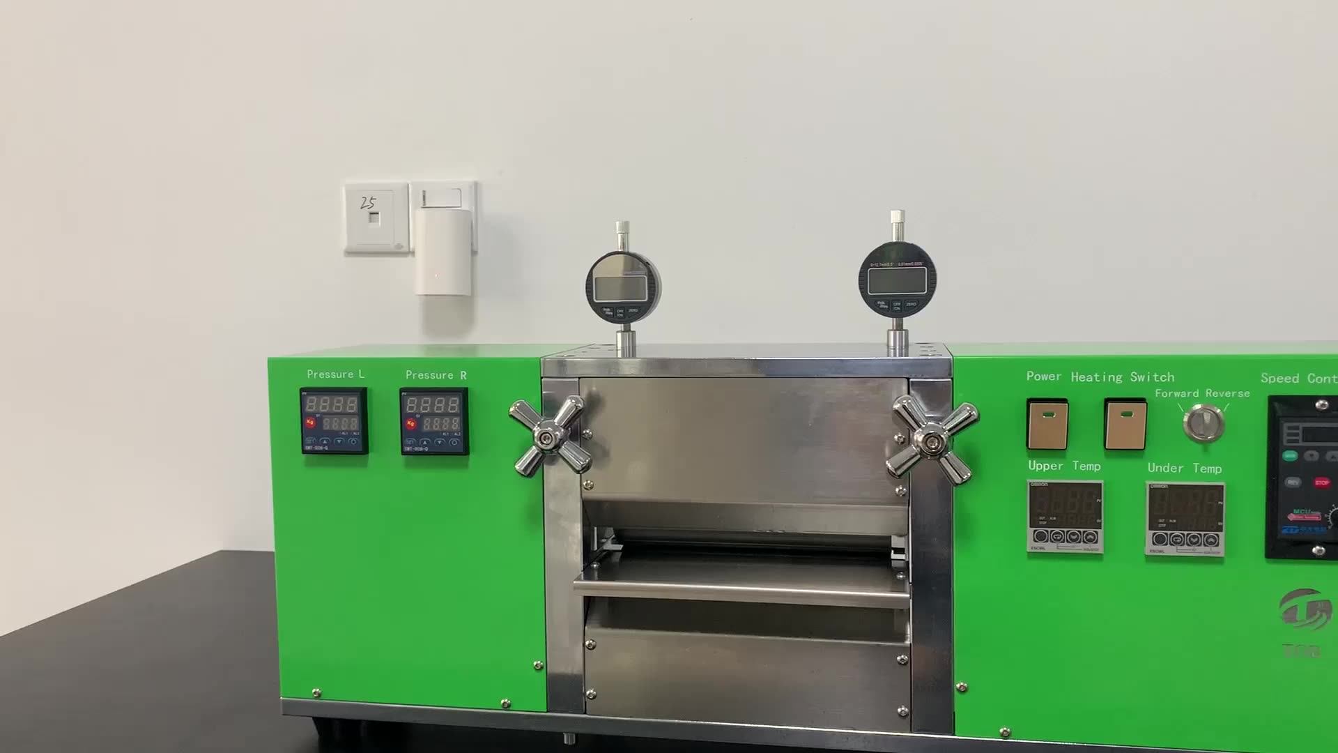 Tob Lithium Battery Roll Heat Press Machine For Battery Electrode