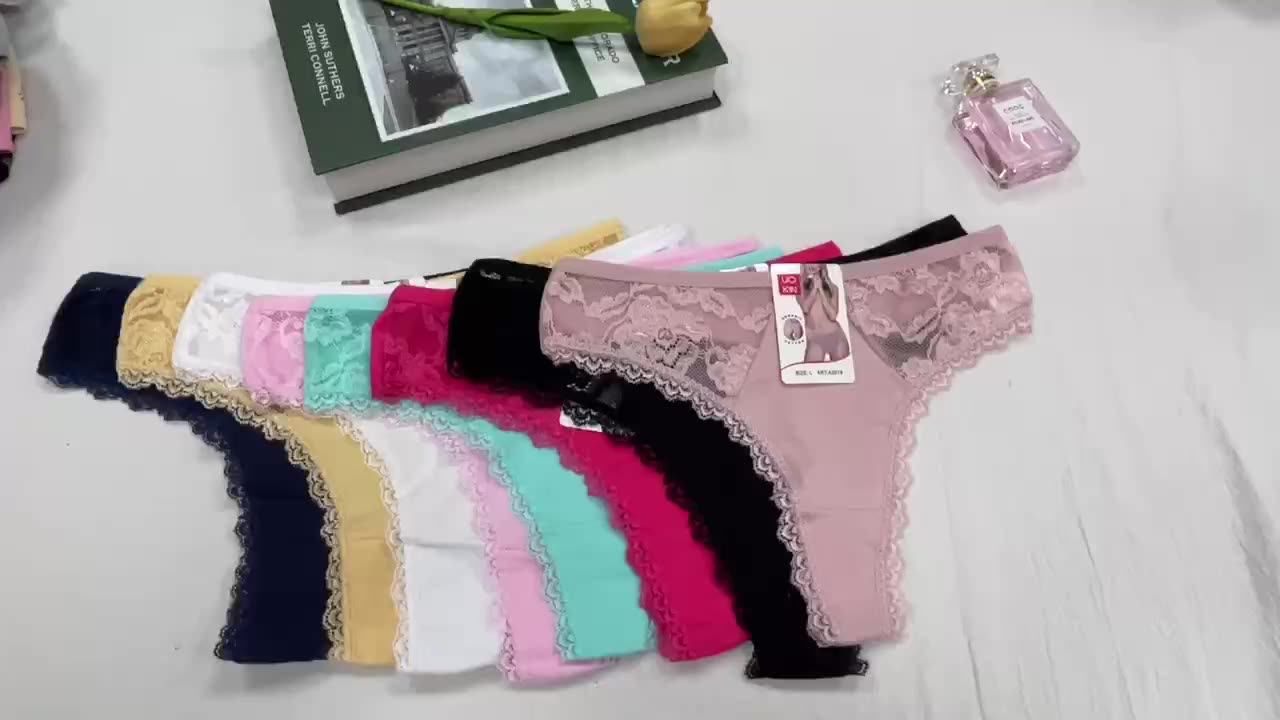 Uokin Womens Cotton Bikini Brief Underwear Multipacks Low Rise Sexy