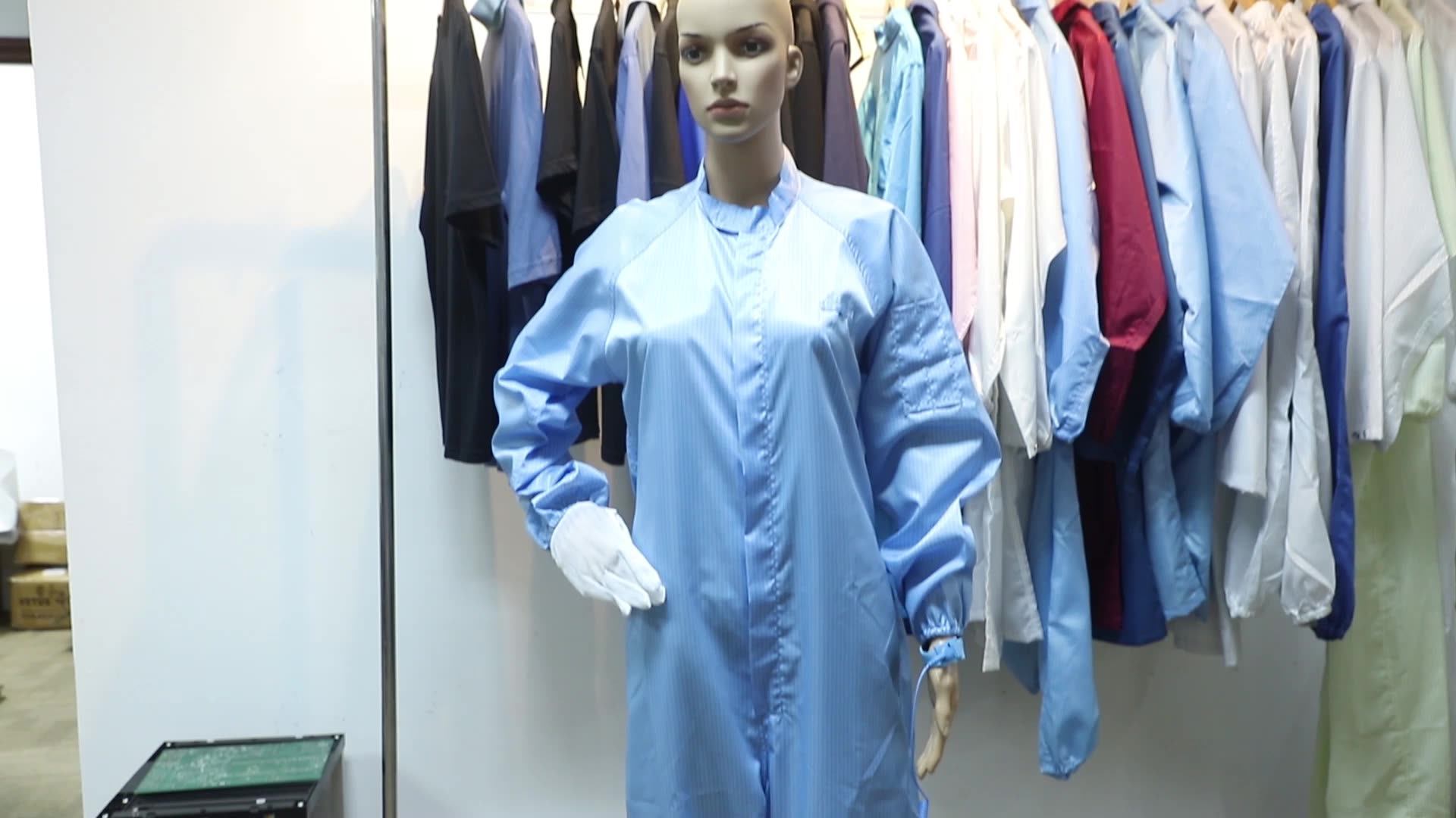 Oem Antistatic Work Uniform Antistatic Polyester Esd Garments