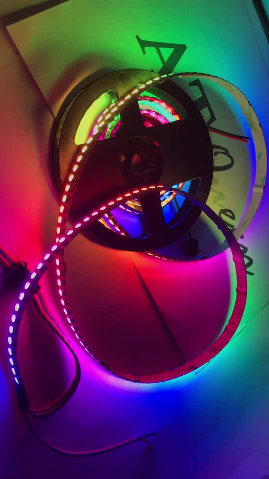 Full Color Rgb Flashing Car Led Strip Light As Emergency Backlight