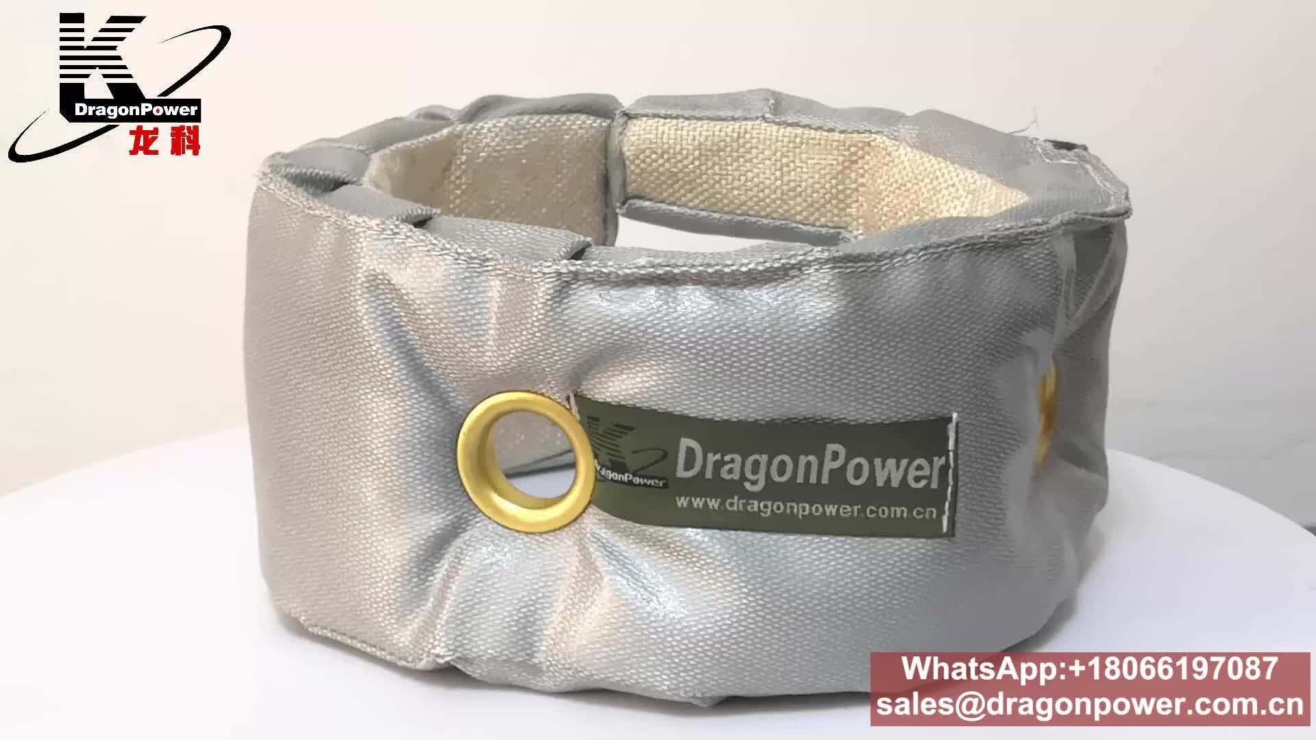 Waterproof Flexible Insulation Jacket Made For Steam Pipes And Valves