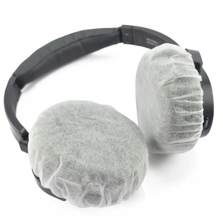 Nonwoven Sanitary Headphone Covers Disposable Nonwoven Headphone