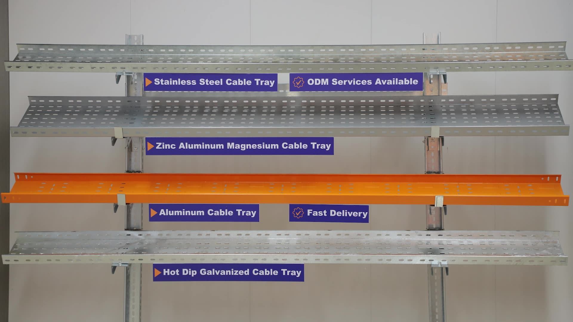 Aluminium Skirting Duct Cable Tray Ceiling Circuit Management Cable