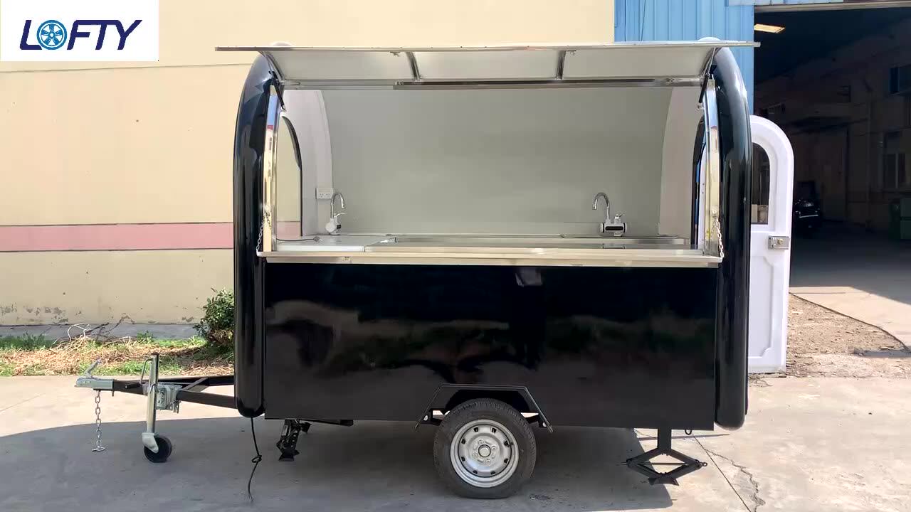 High Quality Mobile Coffee Trailer Ice Cream Van Car Mobile Kitchen