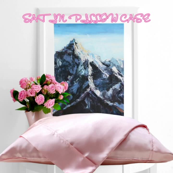 Wholesale Cheap Queen Size Envelope White Faux Silk Satin Pillow