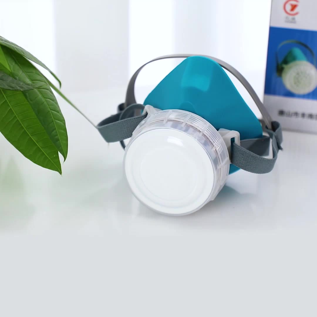 2020 Mặt nạ phòng độc silicone chống ether khí hóa học thuốc trừ sâu sơn bụi công nghiệp hàn cắt khói chống bụi miệng mặt nạ phòng khí độc 