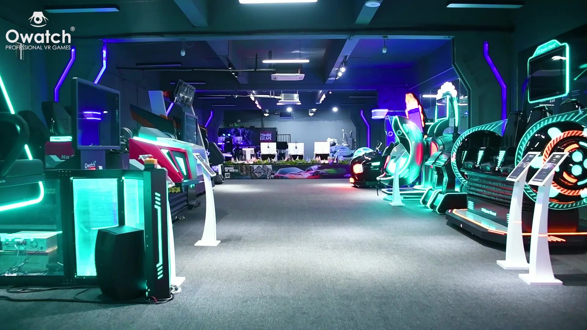 China Supplier Free Design Indoor Virtual Reality Game Zone Equipment VR  Game Center for Bouncy Castle Park