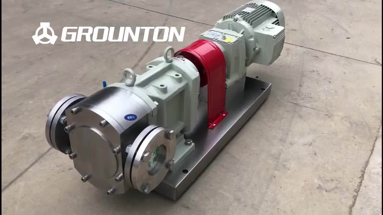Stainless Steel Positive Displacement Rotary Lobe Pump High Viscosity