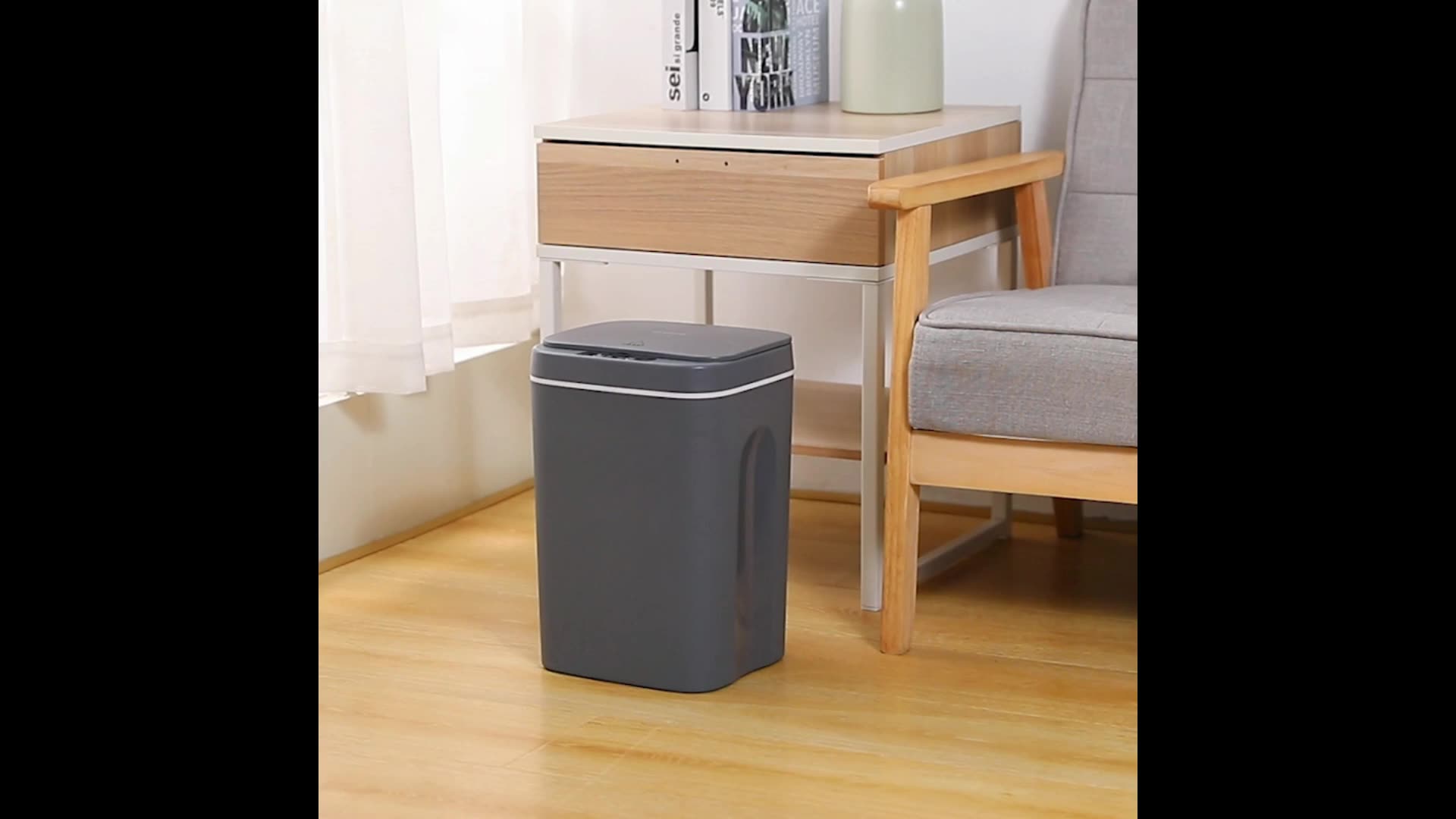 Smart Automatic Induction Rubbish Can Electric Touchless Trash Can