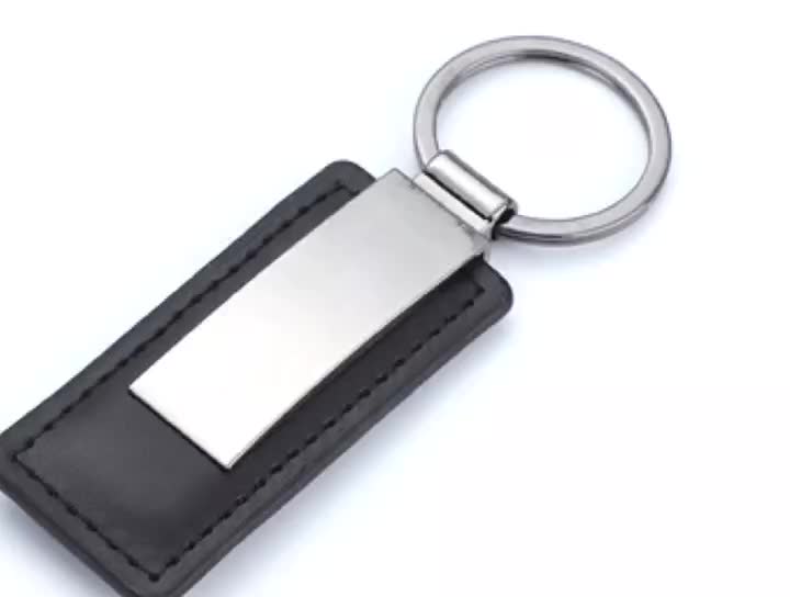 Men Custom Leather Keychain Holder,Luxury Leather Keychain Leather