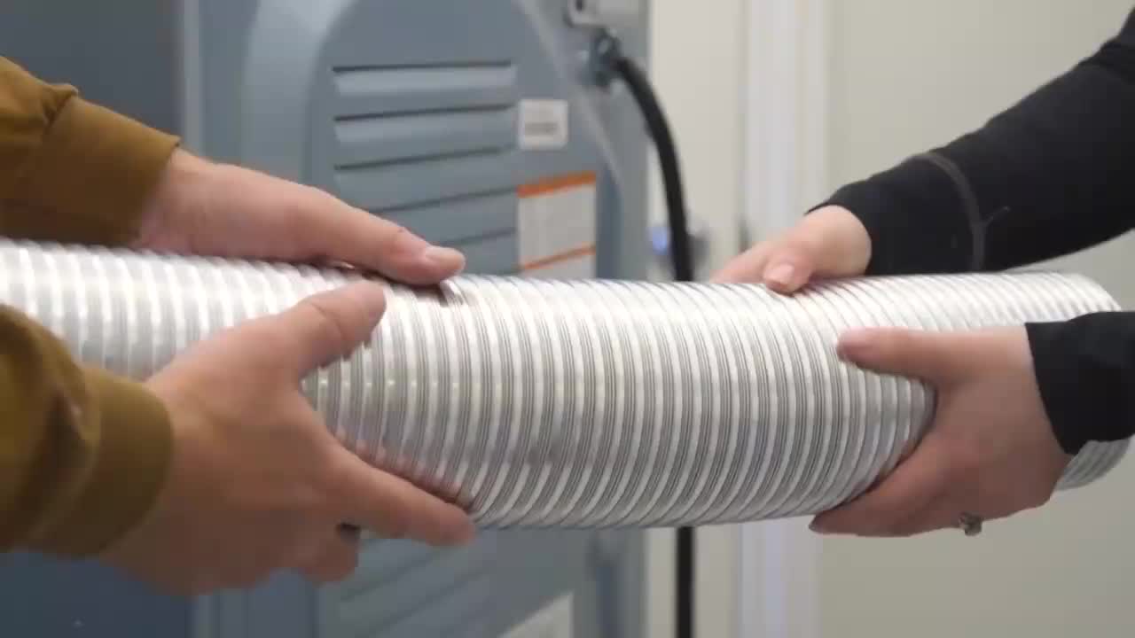 Aluminum Foil Faced Fiberglass Duct Hvac Flexible Duct Ventilating Duct