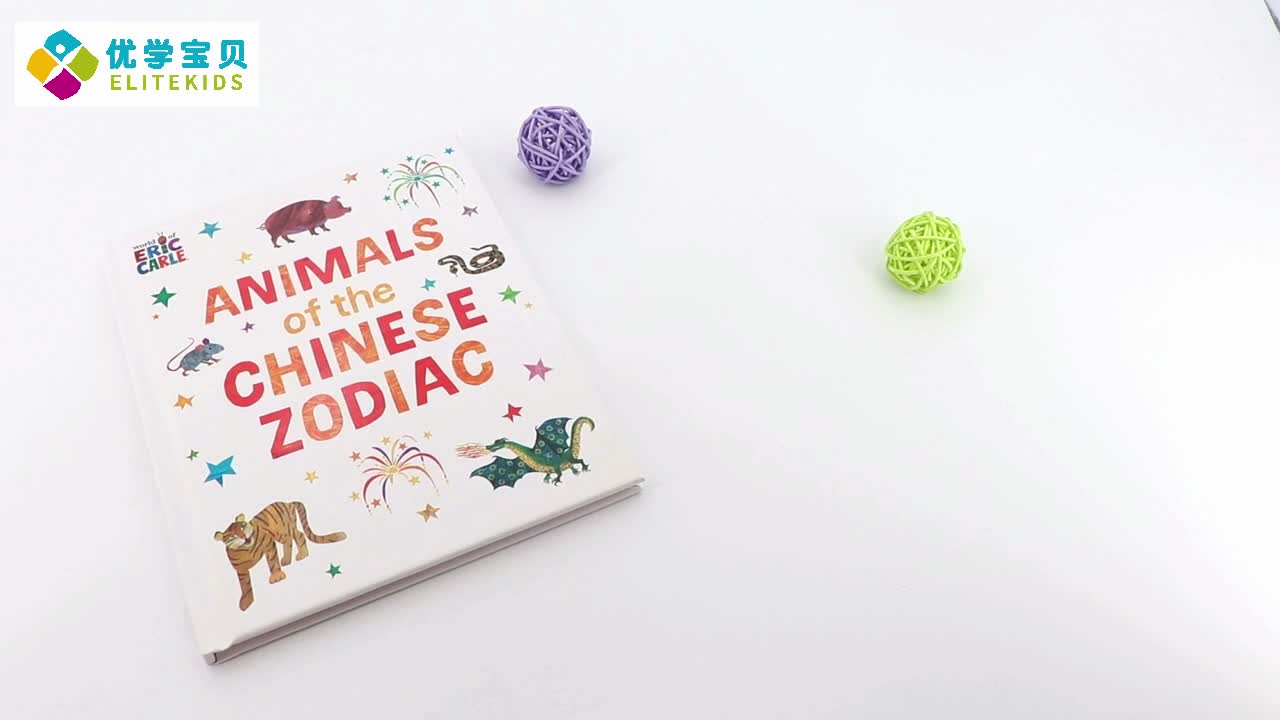 Tiếng Anh hình ảnh sách gốc động vật của carle ông Trung Quốc Zodiac Trung Quốc Zodiac eric Karl Tết Nguyên Đán theme bìa cứng trẻ em tiếng Anh Giác Ngộ nhận thức khoa học trẻ xuất sắc hình ảnh # Đồ chơi giáo dục