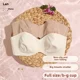 Lanqin Same-style Large-chest Ultra-thin Strapless Underwear Shown Small-wrap Non-slip Tube-wrap Thin Breast Patch Women's Invisible Bra